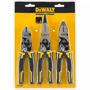 ست انبردست و دم باریک و سیم چین دیوالت کد DWHT0-70485 مجموعه سه عددی