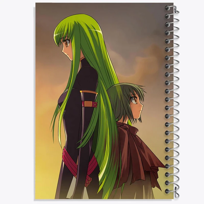 دفتر مشق 100 برگ خندالو طرح سی سی انیمه کد گیاس Code Geass کد 13065