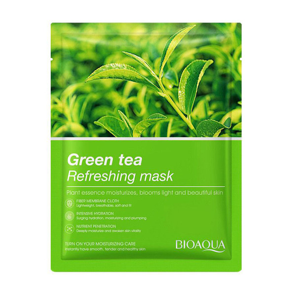 ماسک صورت بایو آکوا مدل چای سبز وزن 25 گرم