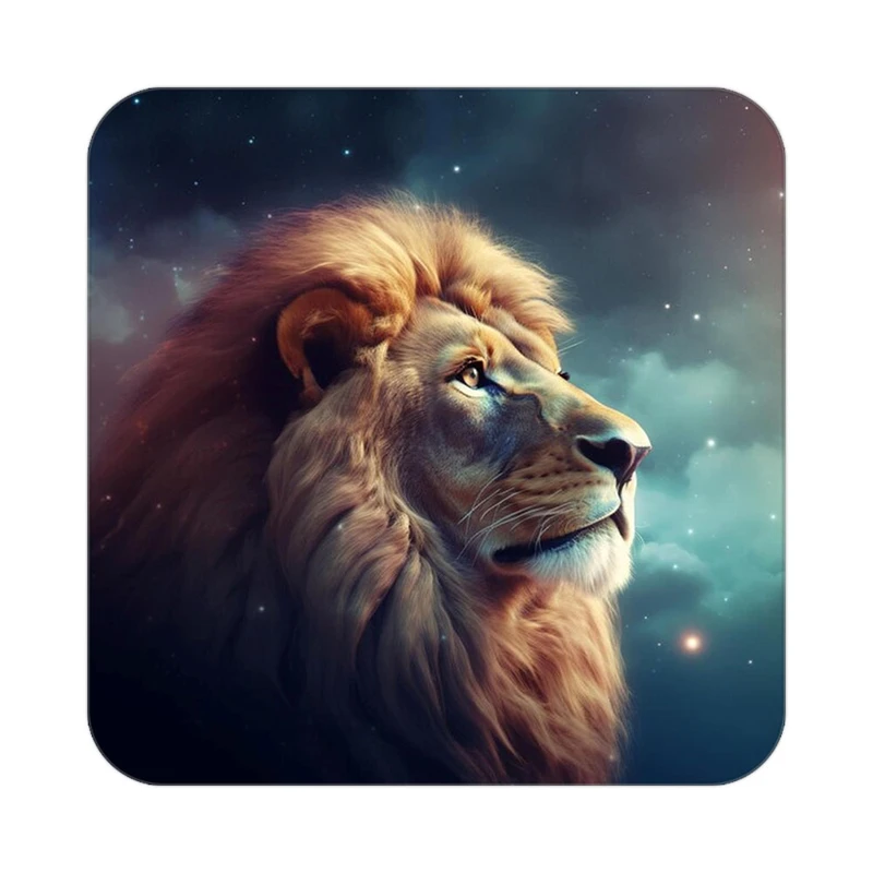 زیر لیوانی کاکتی طرح شیر مدل mp24247