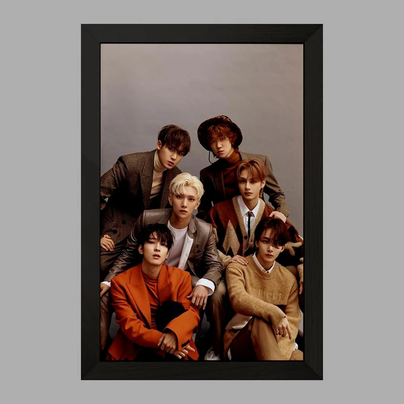 تابلو خندالو مدل گروه سونتین Seventeen  کد 12498