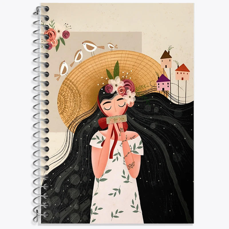 دفتر نت موسیقی 50 برگ خندالو طرح دخترانه کد F7422