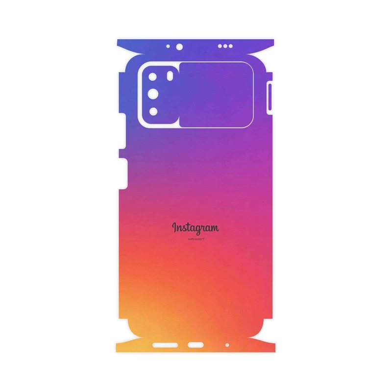 برچسب پوششی ماهوت مدل Instagram-FullSkin مناسب برای گوشی موبایل شیائومی Poco M3
