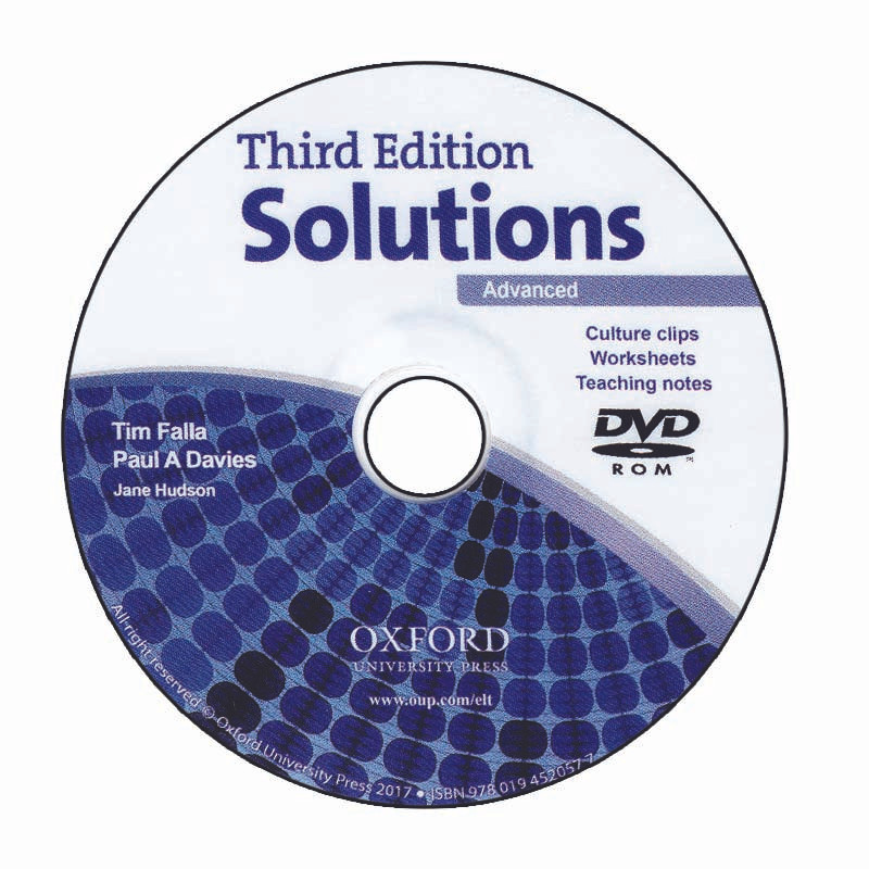 کتاب Solutions Advanced Third Edition اثر Tim Falla And Paul A Davies انتشارات الوندپویان