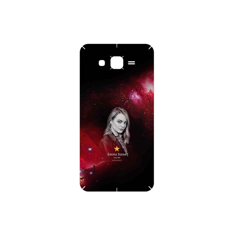 برچسب پوششی ماهوت مدل Emma Stone مناسب برای گوشی موبایل سامسونگ Galaxy J7 2015