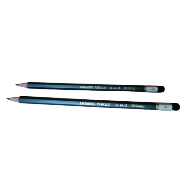 مداد طراحی ام کیو با درجه سختی 4B مدل دی آر بسته 2 عددی 