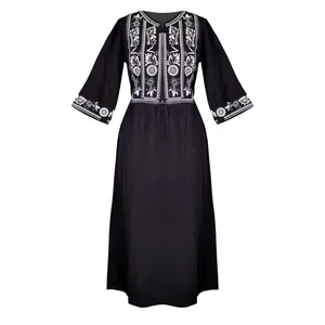 پیراهن ساحلی یقه گرد زنانه مدل 1421718