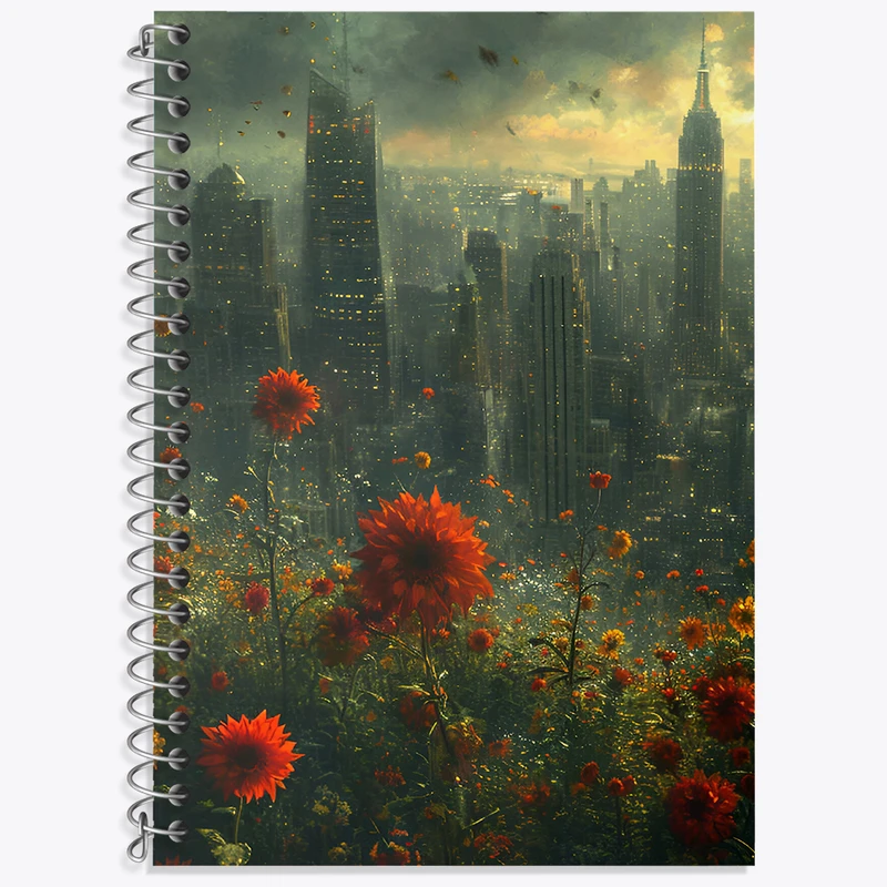 دفتر لغت 50 برگ خندالو طرح منظره کد N5999