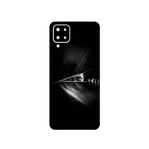 MAHOOT Black Portrait Cover Sticker for Samsung Galaxy F12