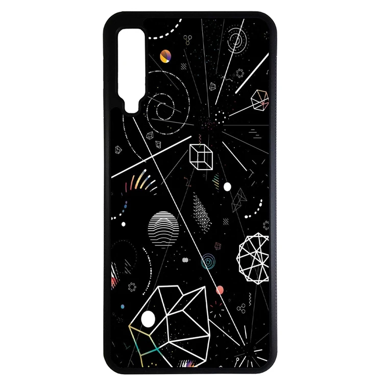 کاور طرح اشکال هندسی مناسب برای گوشی موبایل سامسونگ galaxy a750/a7 2018