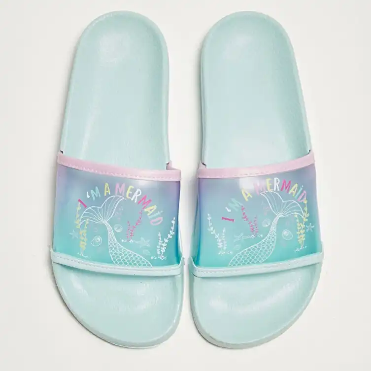 دمپایی زنانه ال سی وایکیکی مدل استپ دار پاستیلی