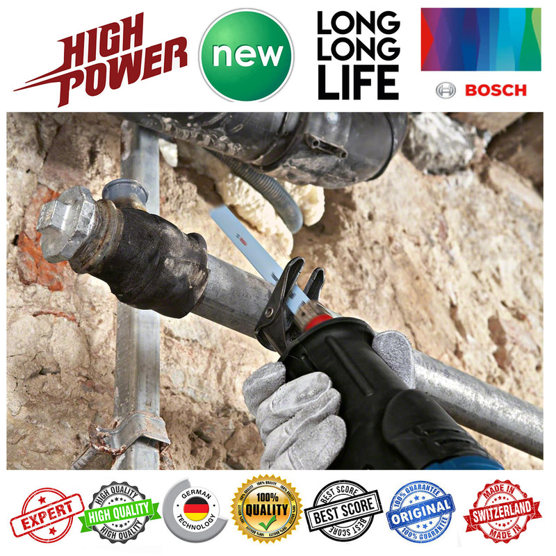 تیغ اره افقی بر بوش مدل S1226CHF-300mm مجموعه 5 عددی تیغ اره افقی بر بوش مدل S1226CHF-300mm مجموعه 5 عددی