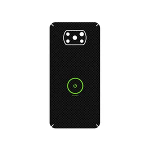 MAHOOT Minimal Power Button Cover Sticker for Xiaomi Poco X3 Pro