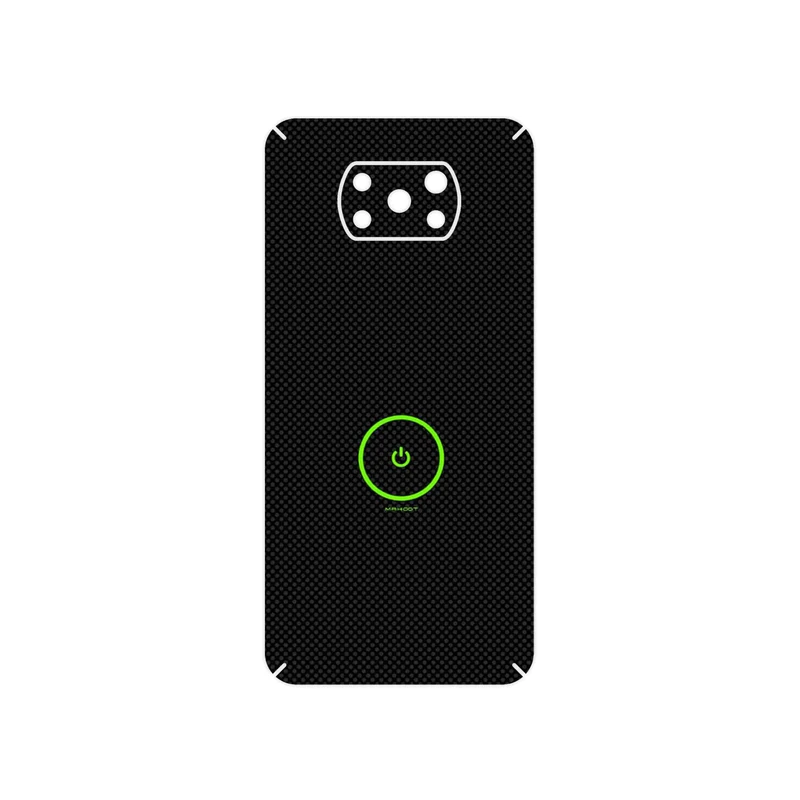 برچسب پوششی ماهوت مدل Minimal Power Button مناسب برای گوشی موبایل شیائومی Poco X3 Pro
