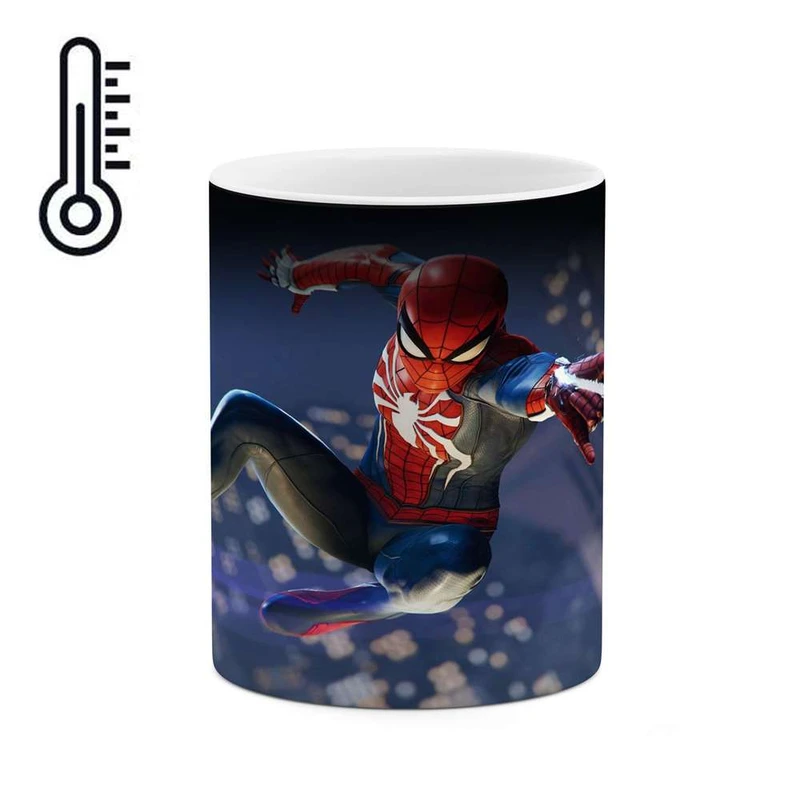 ماگ حرارتی کاکتی مدل اسپایدرمن کد mgh18011