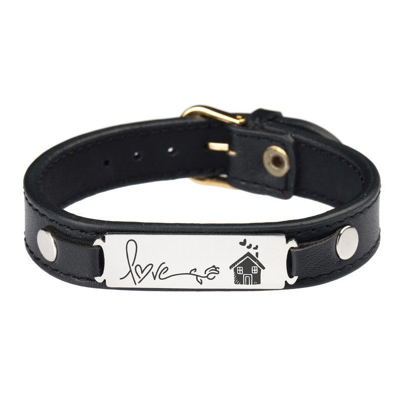 دستبند گيلواره زراوشان مدل چرم خانه عشق کد CH71 دستبند گيلواره زراوشان مدل چرم خانه عشق کد CH71