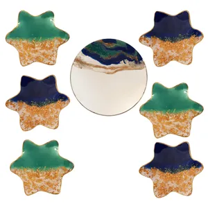 مجموعه ظروف هفت سین 7 پارچه مدل ستاره کد 031