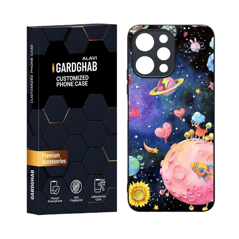 کاور گارد قاب علوی مدل دورژله ای فانتزی مناسب برای گوشی موبایل شیائومی Redmi 12 4G / 12 5G