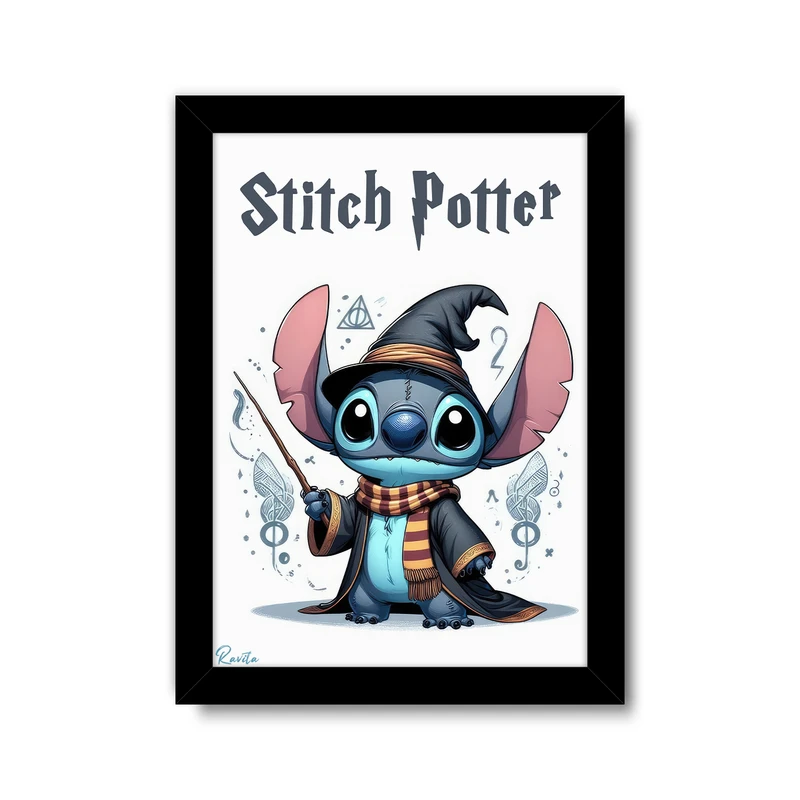 تابلو راویتا طرح استیچ پاتر کد 3603 فریم مشکی