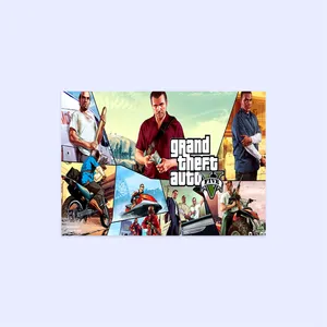 پوستر هومرو مدل فلزی طرح GTA کد PS536