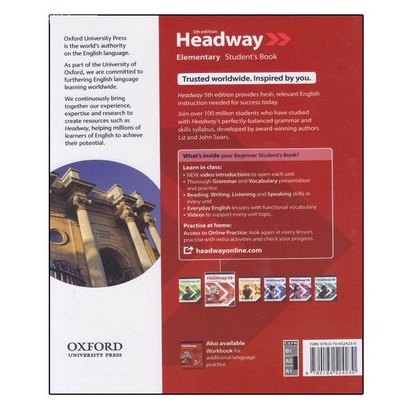 کتاب Headway Elementary 5th Edition اثر جمعی از نویسندگان انتشارات آکسفورد
