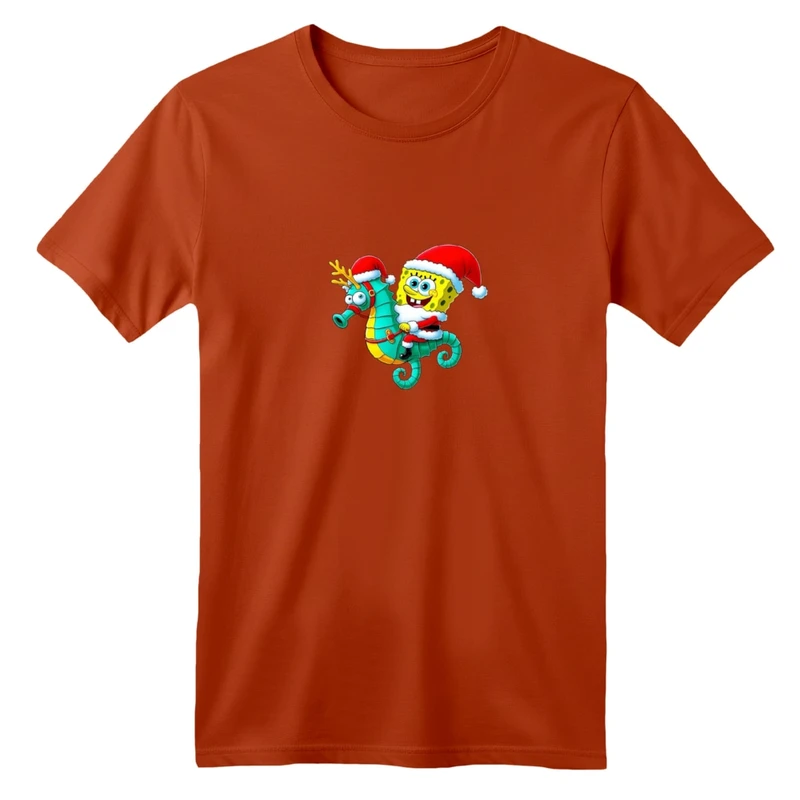 تی شرت آستین کوتاه بچگانه مدل کریسمسی کد 05  