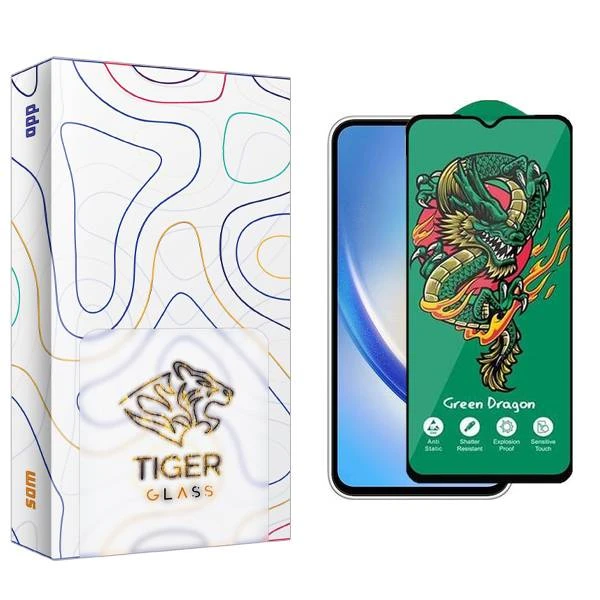 محافظ صفحه نمایش تایگر گلس مدل APL2 Green_Dragon مناسب برای گوشی موبایل سامسونگ Galaxy A34