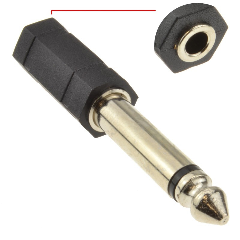 مبدل جک 6.3 به 3.5 میلی متری مونو افق مدل F-206 1