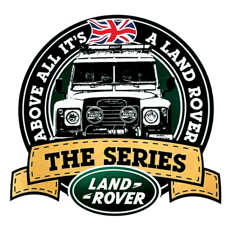 برچسب بدنه خودرو طرح the series land rover