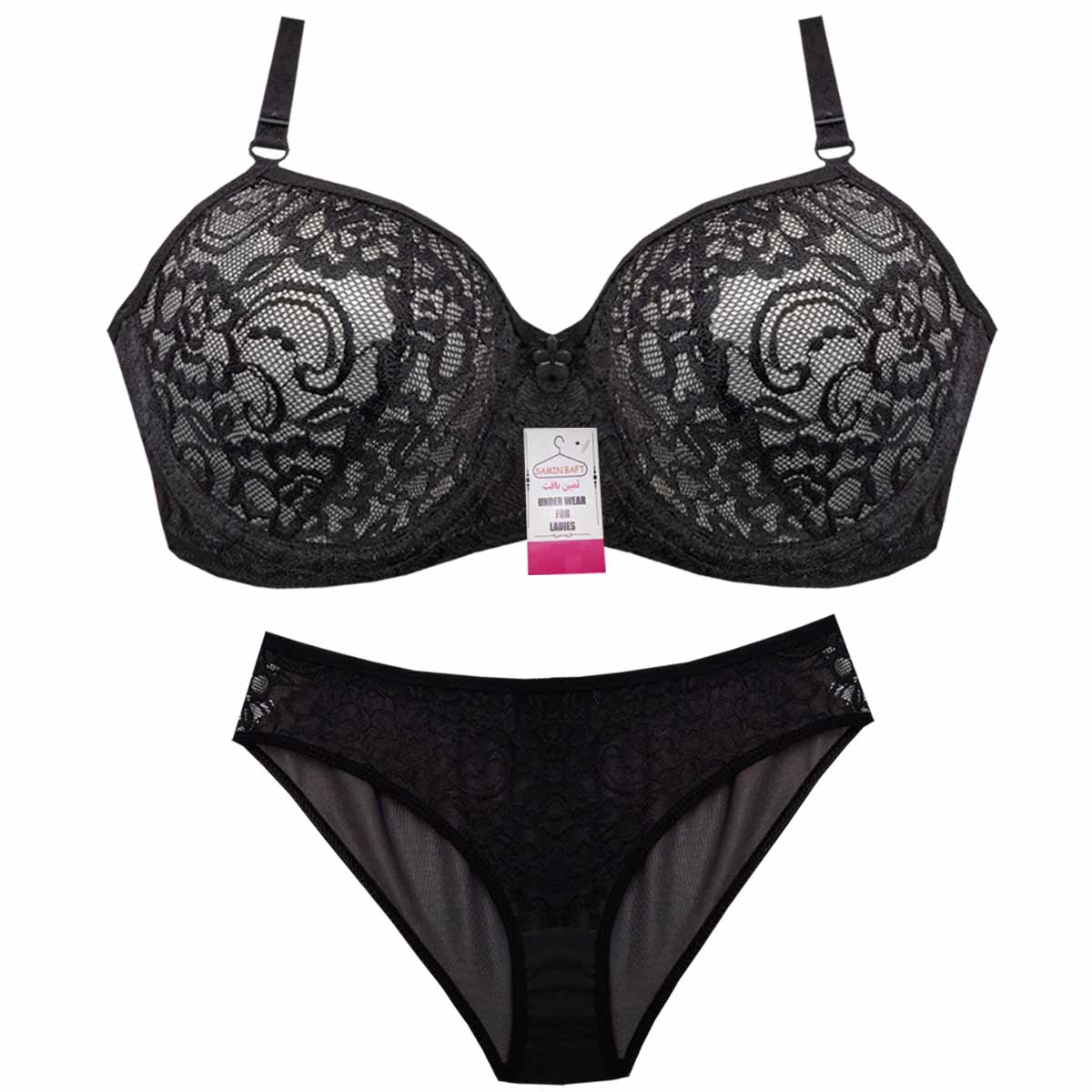 ست شورت و سوتین زنانه ثمین بافت مدل بیوتی کد Oid-StW000001216