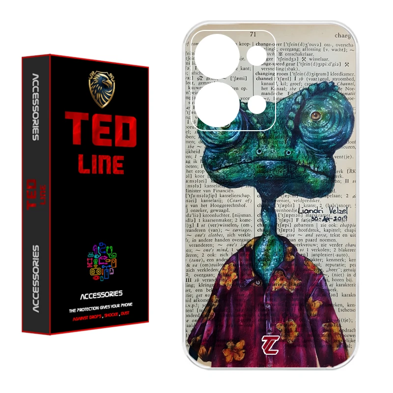 کاور تد لاین طرح رنگو کد 1130 مناسب برای گوشی موبایل شیائومی Redmi Note 13 4G