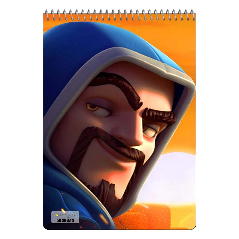 دفتر نقاشی 50 برگ سیمی کارنیکا طرح کلش اف کلنز Clash of Clans کد 29152