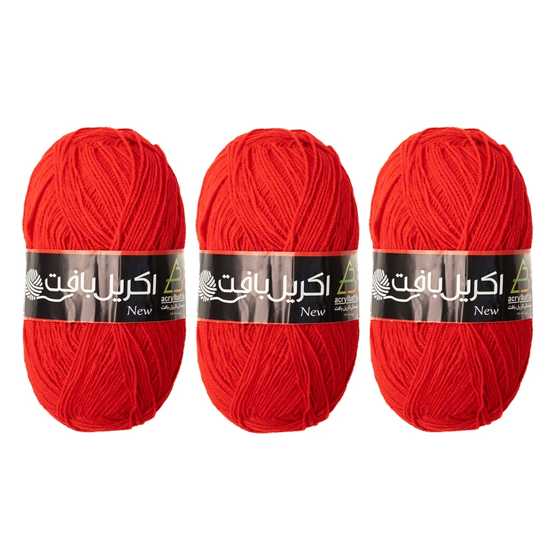 کاموا مدل اکریل بافت بسته 3 عددی