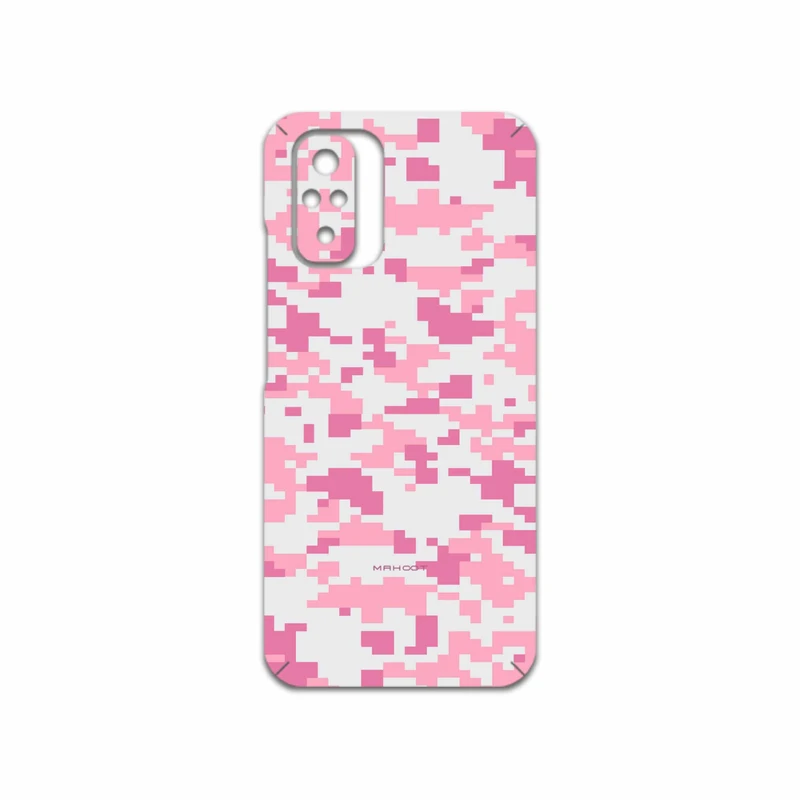 برچسب پوششی ماهوت مدل Army-Pink-pixel مناسب برای گوشی موبایل شیائومی Redmi Note 10s