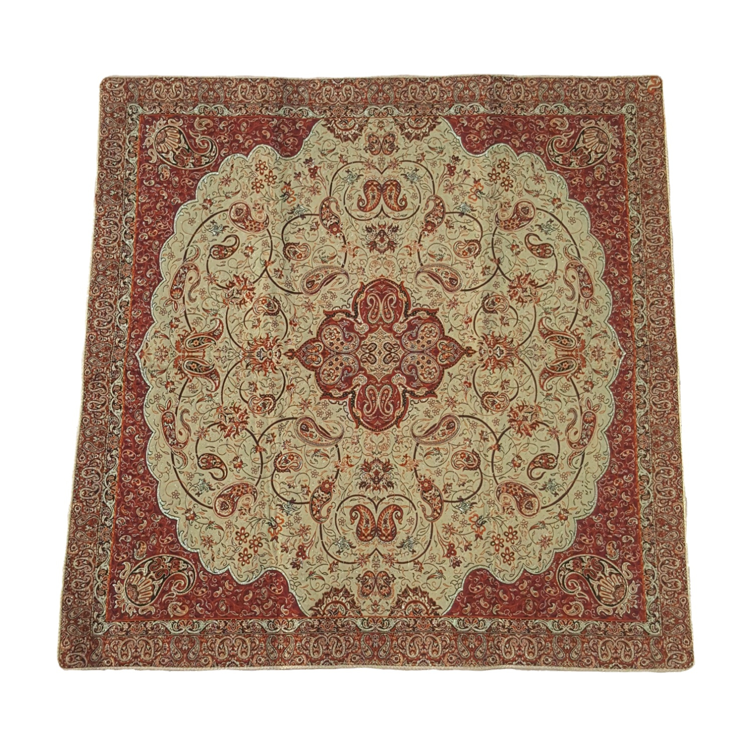 رومیزی ترمه طرح بته جقه کد 500