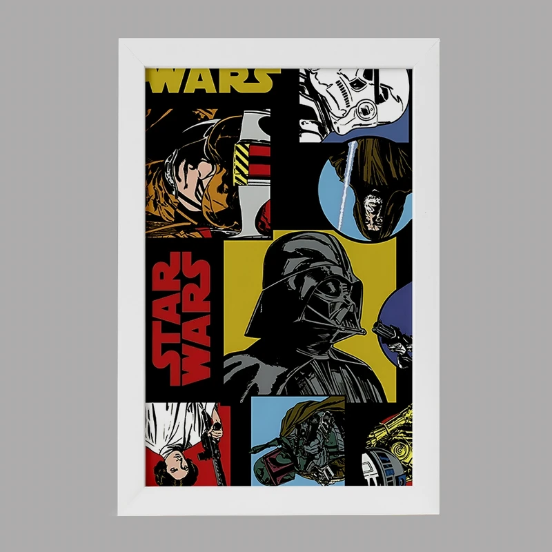 تابلو خندالو مدل جنگ ستارگان کد F4284