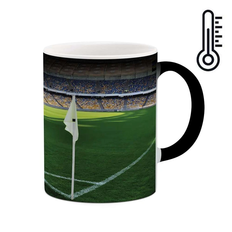 ماگ حرارتی کاکتی مدل زمین فوتبال کد mgh10024