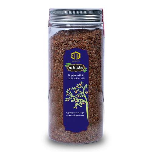 دانه کتان ممتاز جان بانو - 350 گرم