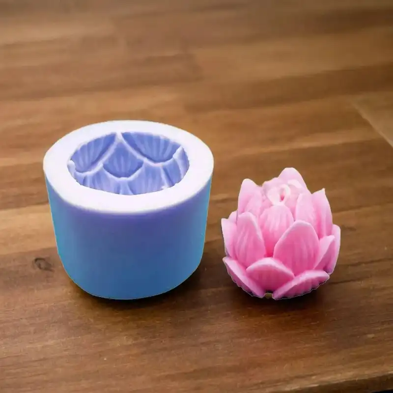 قالب شمع مدل گل لوتوس