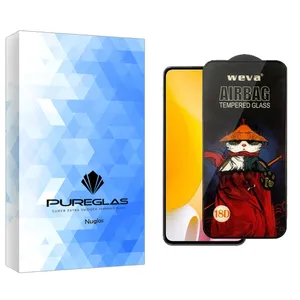 محافظ صفحه نمایش پیور گلس مدل NuGlas Airbag مناسب برای گوشی موبایل شیائومی 12 Lite