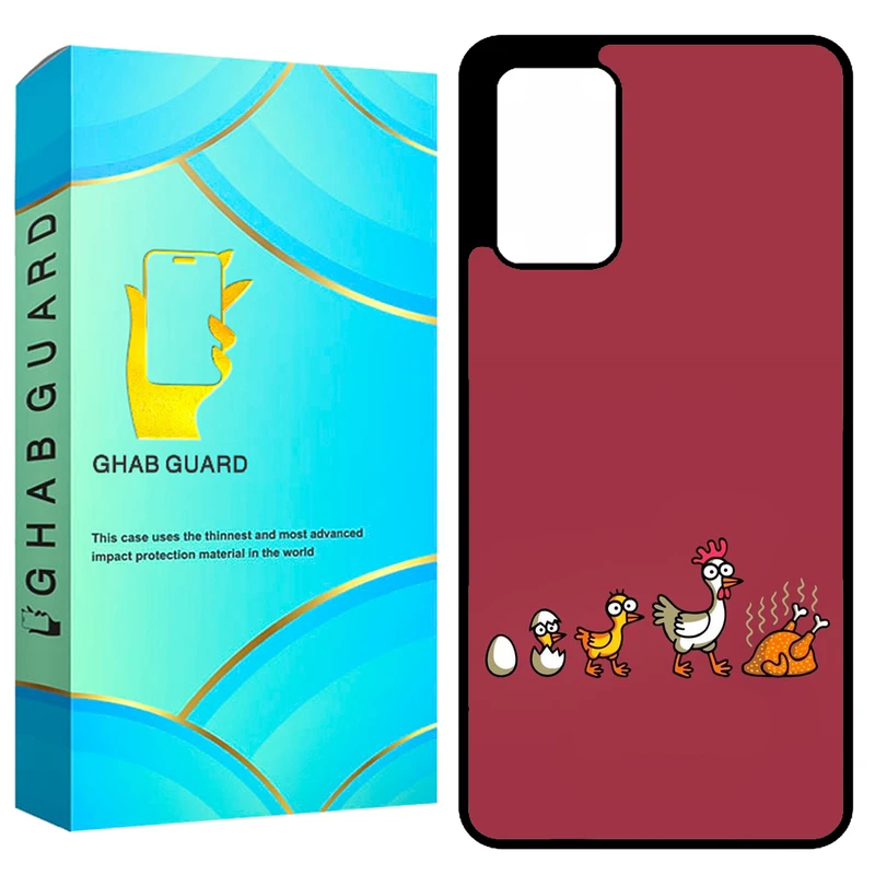 کاور قاب گارد طرح مرغ مدل GCHPA72 مناسب برای گوشی موبایل سامسونگ Galaxy A72 4G