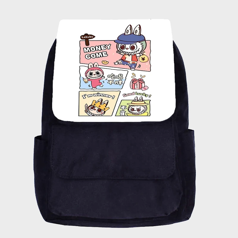 کوله پشتی مدرسه مدل عروسک لبوبو کد DKKP42