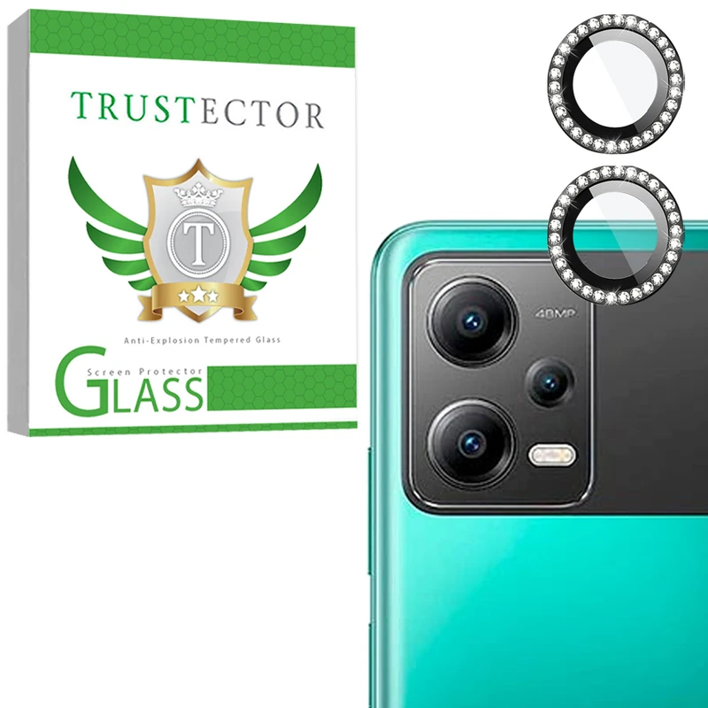 محافظ لنز دوربین شیشه‌ای تراستکتور مدل NRIT20 مناسب برای گوشی موبایل شیائومی Redmi Note 12 5G / Poco X5