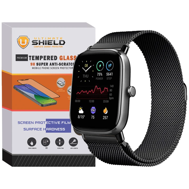 بند آلتیمیت شیلد مدل Milanese مناسب برای ساعت هوشمند شیائومی Amazfit GTS / GTS 2 / GTS 2 mini