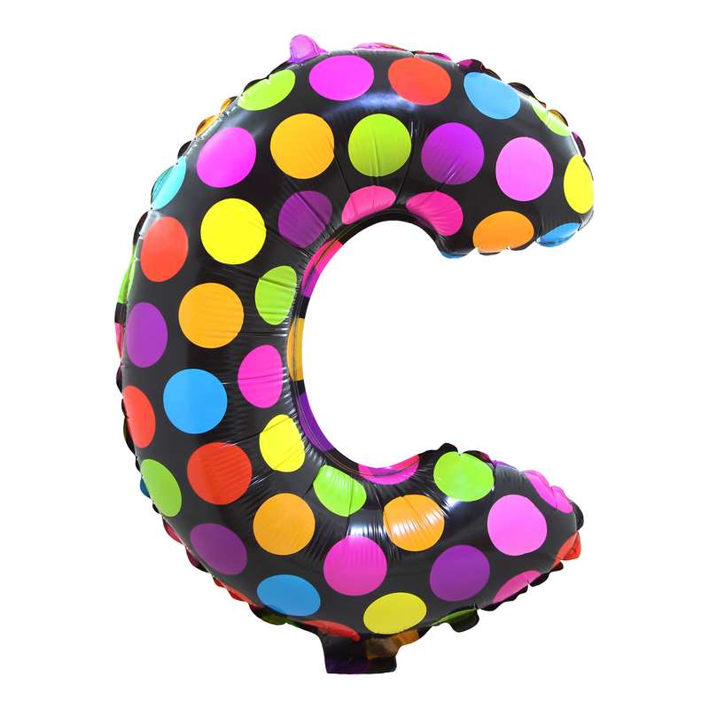 بادکنک فویلی مدل حروف کد C