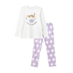 ست تی شرت آستین بلند و شلوار راحتی زنانه ال سی وایکیکی مدل آنتی باکتریال سوپر پنبه