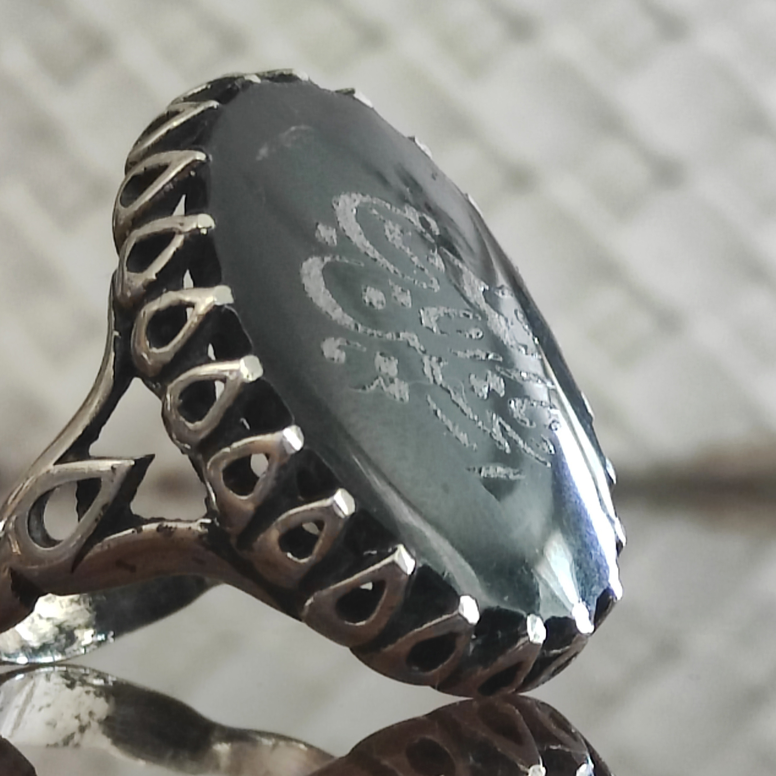 انگشتر مردانه مدل GL172 طرح یا ابا عبدالله الحسین