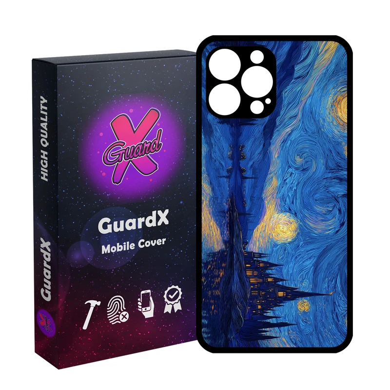 کاور گارد ایکس طرح قصر ونگوگ مدل 10931 مناسب برای گوشی موبایل اپل iPhone 13 Pro Max