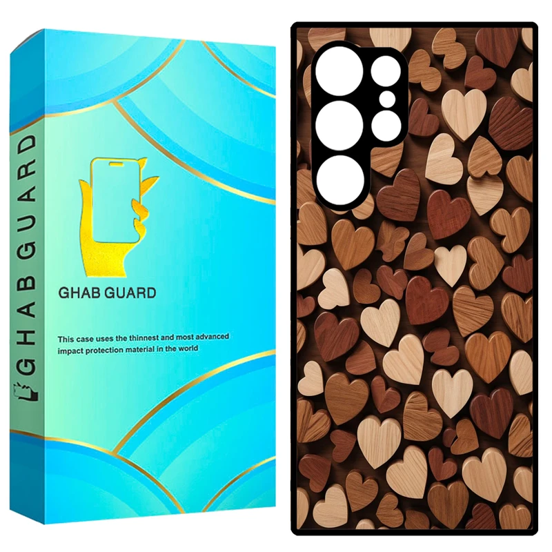 کاور قاب گارد طرح قلب مدل GCHPS23U مناسب برای گوشی موبایل سامسونگ Galaxy S23 Ultra 5G