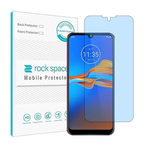 محافظ صفحه نمایش ضد اشعه آبی راک اسپیس مدل HyBLU مناسب برای گوشی موبایل موتورولا E6 Plus